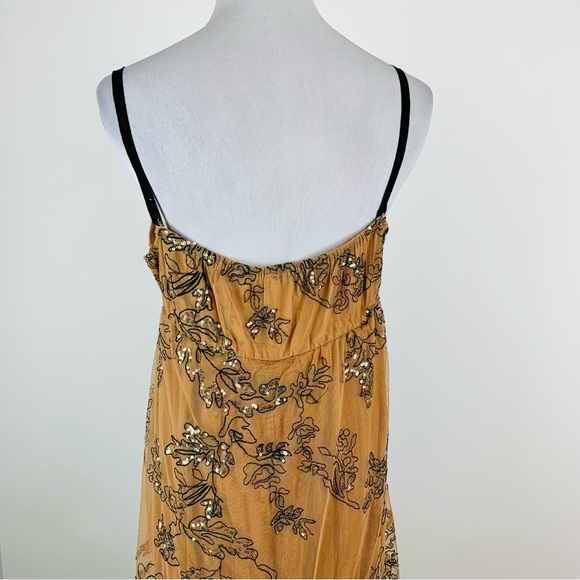 Anthropologie Bloggers Favorite Sequin Tulle Maxi Dress Small - Picture 11 of 14